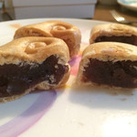 空也 - 左)某有名最中、右)空也の最中♡
      @2015.8.28訪問