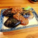 追加の茄子と肉味噌。