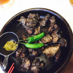 よも麺と居酒屋てんき - 地鶏のころ焼き