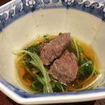 う越貞 - アイルランドの生くじら　煮物