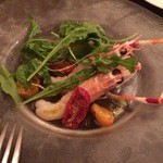 赤座エビのカルパッチョ