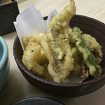 夢楽咲 - アナゴと野菜の天ぷら
