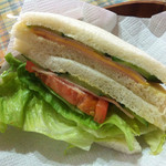 レコルト - ハムと野菜のMIXサンド ¥240