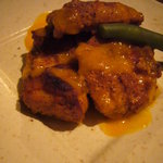倫敦塔 - 若鶏のスパイシー焼き マンゴーのソース
