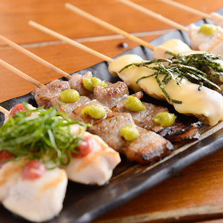 [Made with freshly ground local chicken] A wide variety of dishes including charcoal grilled yakitori♪