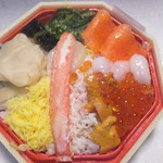 汐音 - 海鮮丼　はまなす　１０８０円　【　２０１５年９月　】
