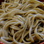 上田そば店 - 割子そばのアップ