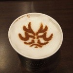タリーズコーヒー - カプチーノ 隈取アート