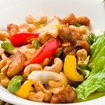 Stir fried chicken and cashew nuts