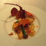 中国料理 「望海楼」 - オマール海老と野菜の炒め