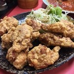 Yamatoken - 鶏のから揚げ、鶏もも一枚分以上あるのでは？