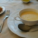 レストラン・ル・シャ・ボテ - ランチB えびすかぼちゃの冷製スープ