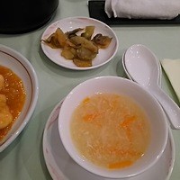 後楽園飯店 - 平日限定ランチセット(スープとザーサイ）2015.09.02
