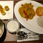 タイレストラン タニサラ - クンパッポンカリーセット　税込1480円