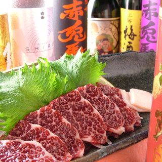 ☆Have a party with Aso red beef Steak ★9 dishes with 3 types of horse sashimi