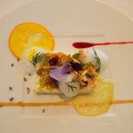 レストラン タテル ヨシノ 銀座 - ディセール：ヌガーグラッセ　フリュイコンフィと共に