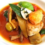 レストラン タテル ヨシノ 銀座 - メイン：テット ドゥ コション ソーストルテュ