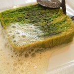 レストラン タテル ヨシノ 銀座 - 前菜：チリメンキャベツ、フォワグラ、黒トリュフのテリーヌ