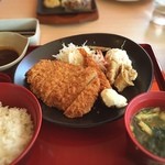 ジョイフル 宇都宮テクノポリス店 - バラエティ定食¥746
                                安くて早い。それなりの出来^^