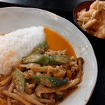 一品料理つかさ - レッドカレー本格的！ポテサラもウマー