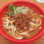 陳家私菜 - 「元祖痺れる麻辣刀削麺」600円（激辛グルメ祭り2015）