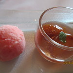 デザートカフェ長楽館 - アイス＆コンポート？