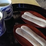 安永餅 - お呈茶セット☆250円♪
