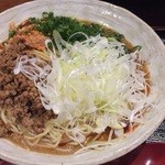 広島流つけ麺 からまる - 汁なし担々麺 大盛