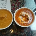 クリスタル ジョジョ - 野菜シーフードカレーとチキンカレー