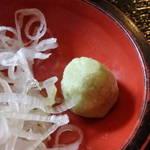 Isuusuhiki Teuchi Soba Oomi - 薬味