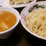 鶏支那屋 - 辛つけ麺（こってりスープアップ）