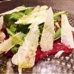 横浜馬車道 旬の肉料理イタリアン オステリア・アウストロ - 2015.8.  ツキノワグマのカルパッチョ