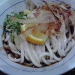 鶴丸製麺 - ぶっかけ（冷）の並　全景