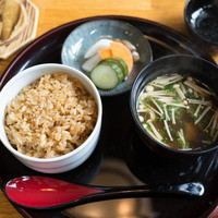 ステーキレストランそうま - 和風プラスセットの御飯をガーリックライスに変更