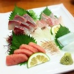 居酒屋又兵衛 - 刺身盛り合わせ（9月初旬）