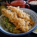 福は内 - セットの天丼。