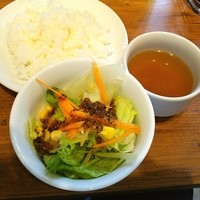 听屋 六本木 - ランチのダーサラ❤スープ❤ライス❤