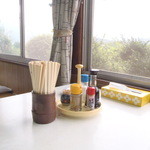 おだ川食堂 - 卓上