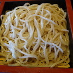 利久 - 半日本蕎麦（野菜サラダ付き、２４０円）