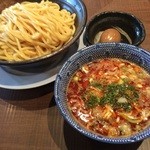 辛つけ麺1号と味玉