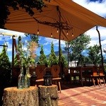 ​冬のRK GARDEN - 外にはテラス席も♪ ワンちゃんもOKだって〜♪