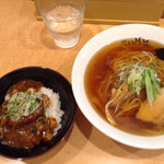 仙臺 自家製麺 こいけ屋 - この醤油ラーメンセットが780円