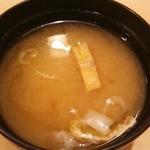 とん亭 - 味噌汁