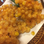 かもん亭 - とうもろこしのてんぷら