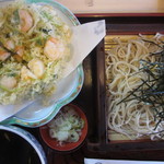 手打ちうどん・そば　一心庵 - 一心ざる　1170円