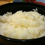 うら嶋 - かつお定食(1100円)・ご飯