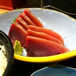 うら嶋 - かつお定食(1100円)・意外なほど、あっさりした味わいのかつお。