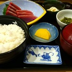 うら嶋 - かつお定食(1100円)