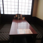 Tairyou Houshi - お店は個室、堀こたつ席、座敷、テーブル席と多種多様でどんなグループにも対応できそうです
