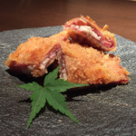 龢 - 150903 獺祭酒粕と生ハムのハムカツ